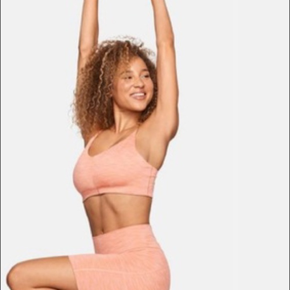 Outdoor voices freeform bralette terra-cotta